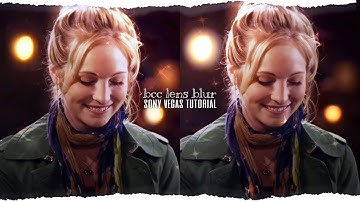 sony vegas tutorial | bcc lens blur
