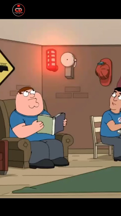 Peter is arguing with gravity