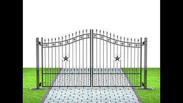 Bestway To Install  Driveway Double Swing Gate - MS USA