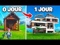 1h pour construire la meilleur maison lego sur fortnite 