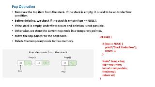 IMPLEMENTATION OF STACK USING LINKED LIST IN DATA STRUCTURES, Department of CSE, JSREC