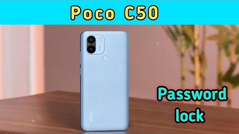 How to set password lock in Poco C50,Poco C50 mein password lock kaise lagaen,