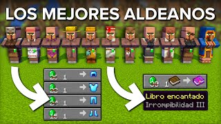 Los MEJORES TRADEOS Con Cada Aldeano en Minecraft Guia