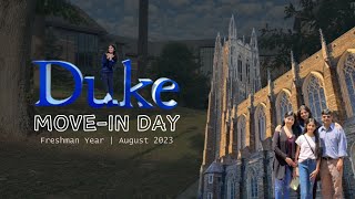 duke university | freshman movein vlog | 2023