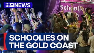 Schoolies to descend on Gold Coast | 9 News Australia