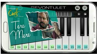tere mere | chef | piano tutorial | armaan malik | slow motion|walk band