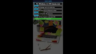 Fix Windows 11 High CPU #Shorts