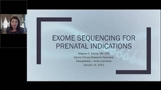 Exome Sequencing for Prenatal Indications | Webinar | Ambry Genetics