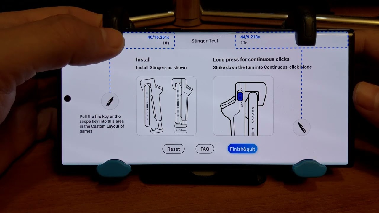 Триггер для мобильных игр Sarafox Z02 с виброотдачей (проверка).