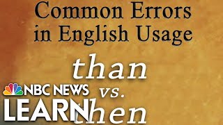 Celebrity Common Errors in English: Than vs. Then Profile