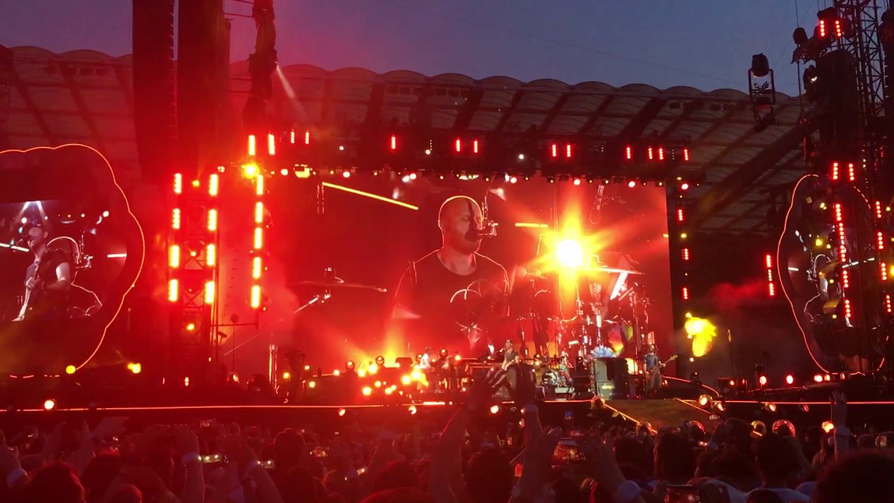 Coldplay Fix you live Bruxelles 21/06/2017 YouTube