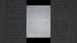 reflective journal#classroom environment#B.Ed#note#filework