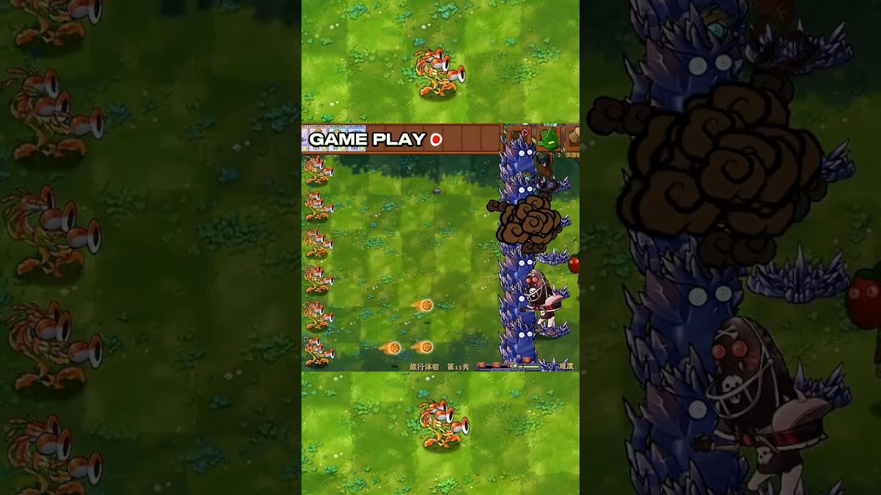 Tutorial Make A Fire Three-Line Shooter & Gameplay | Plants Vs Zombie Fusion 