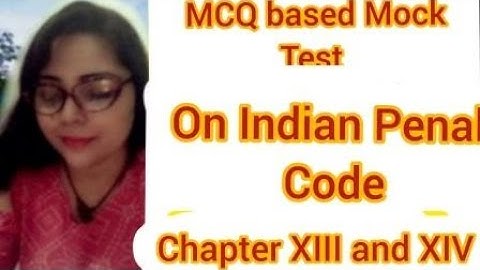 Mock Test on IPC | Chapter XIII and XIV #mocktest #ipc #rjs #archnasukhija #judiciary