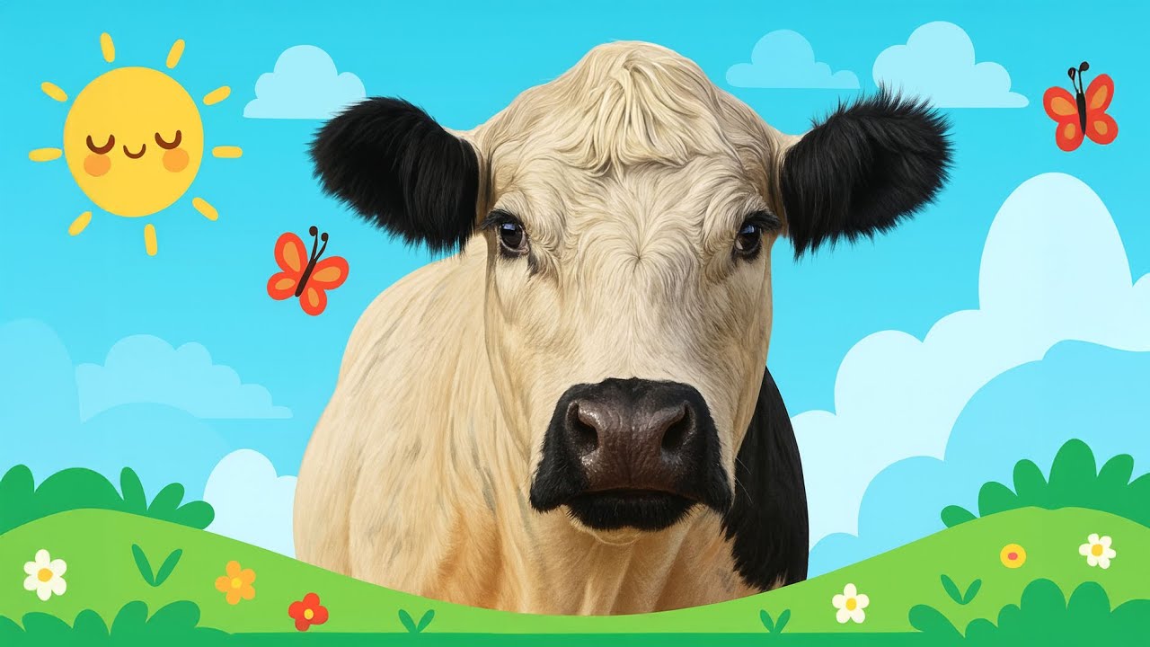 Relaxing Cows in Nature – Slow Video for Kids (4K UHD)