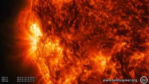 AIA 131/171/304 (2014-01-02 09:29:23 - 2014-01-02 15:25:47 UTC)