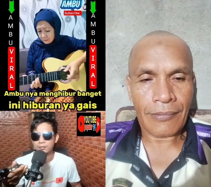 luar biasa nenek main gitar pokoknya keren banget 👍💪🥰 #guitarcover #coversong #gitar