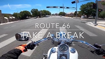 Route 66 Break with New Music on Harley Davidson