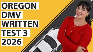 Oregon DMV Written Test 3 2026 (60 Questions with Explained Answers)