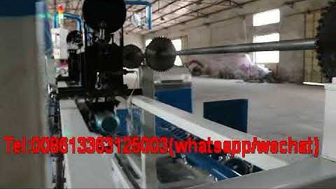 2m width double wire full automatic chain link fence machine for Cambodia customer