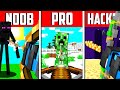 GIOCO CON ARCO NOOB VS PRO VS HACKER SU MINECRAFT - ITA