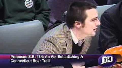 Chris Kepple with Senator Andrew Maynard on Ct Bee...