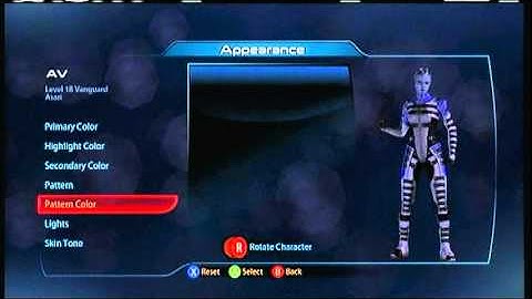 Asari face paint in Mass Effect 3