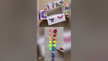 Reverse Alphabet lore color mixing #colormixing #satisfing #shorts #reverse