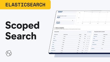 Build a scoped search and query correction suggestions with Elasticsearch