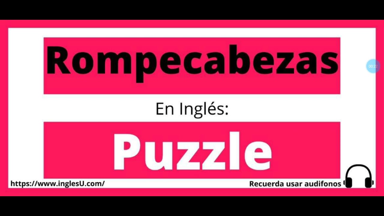 Cómo se dice Rompecabezas en inglés Rompecabezas en ingles YouTube