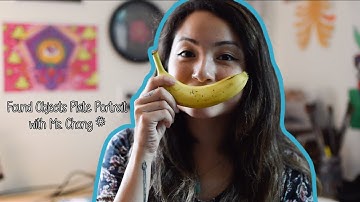 Found Objects Plate Portrait