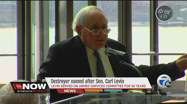 Navy destroyer to bear Senator Carl Levin's name