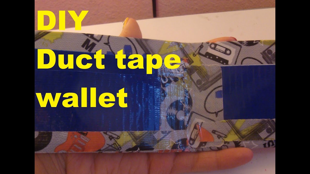 DIY duct tape wallet