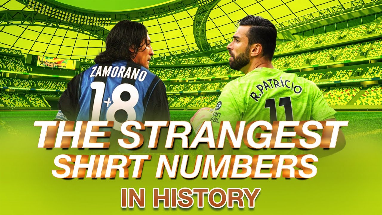The Strangest Shirt Numbers in Football History | Football News