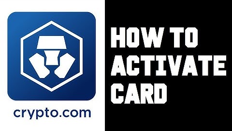 How To Activate Crypto.com Card - Crypto.com Metal Visa Debit Card Activation Help, Guide