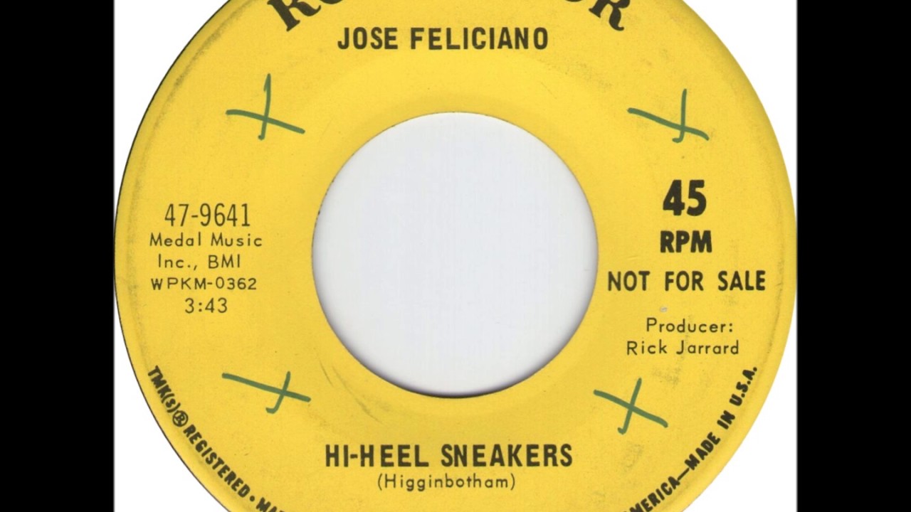 Jose Feliciano HiHeel Sneakers Chords Chordify