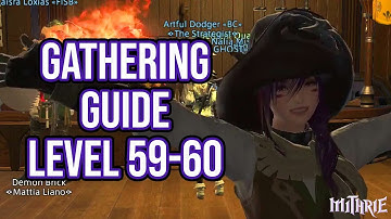FFXIV 3.0 0690 Gathering Guide Level 59 to 60