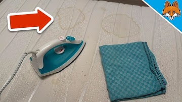 Clean your Mattress with an Iron💥(Stains disappear in Seconds)🤯