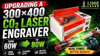 Upgrading a 300×400 CO2 Laser Engraver from 60W to 80w