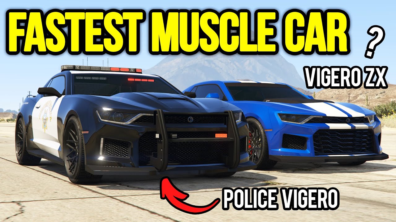 POLICEマンさん専用 GTA 5 Online - POLICE VIGERO ZX VS VIGERO ZX (Which is Fastest