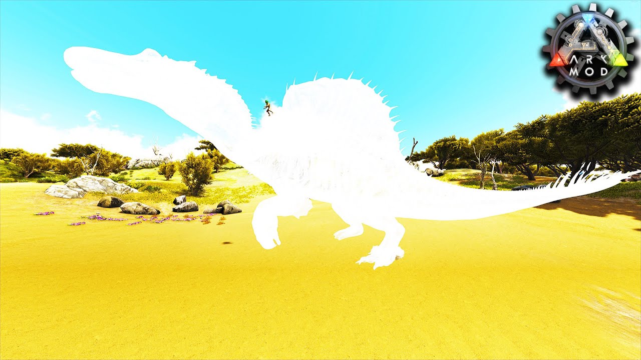 New WIJ TEMMEN DE SPIRIT SPINO DIE 200.000.000 DAMAGE DOET IN ARK RAGNAROK MODS!!
