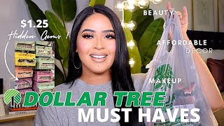 HUGE DOLLAR TREE HAUL | NEW $1.25 HIDDEN GEMS | YOU NEED THESE !makeup + hygiene + affordable decor😍