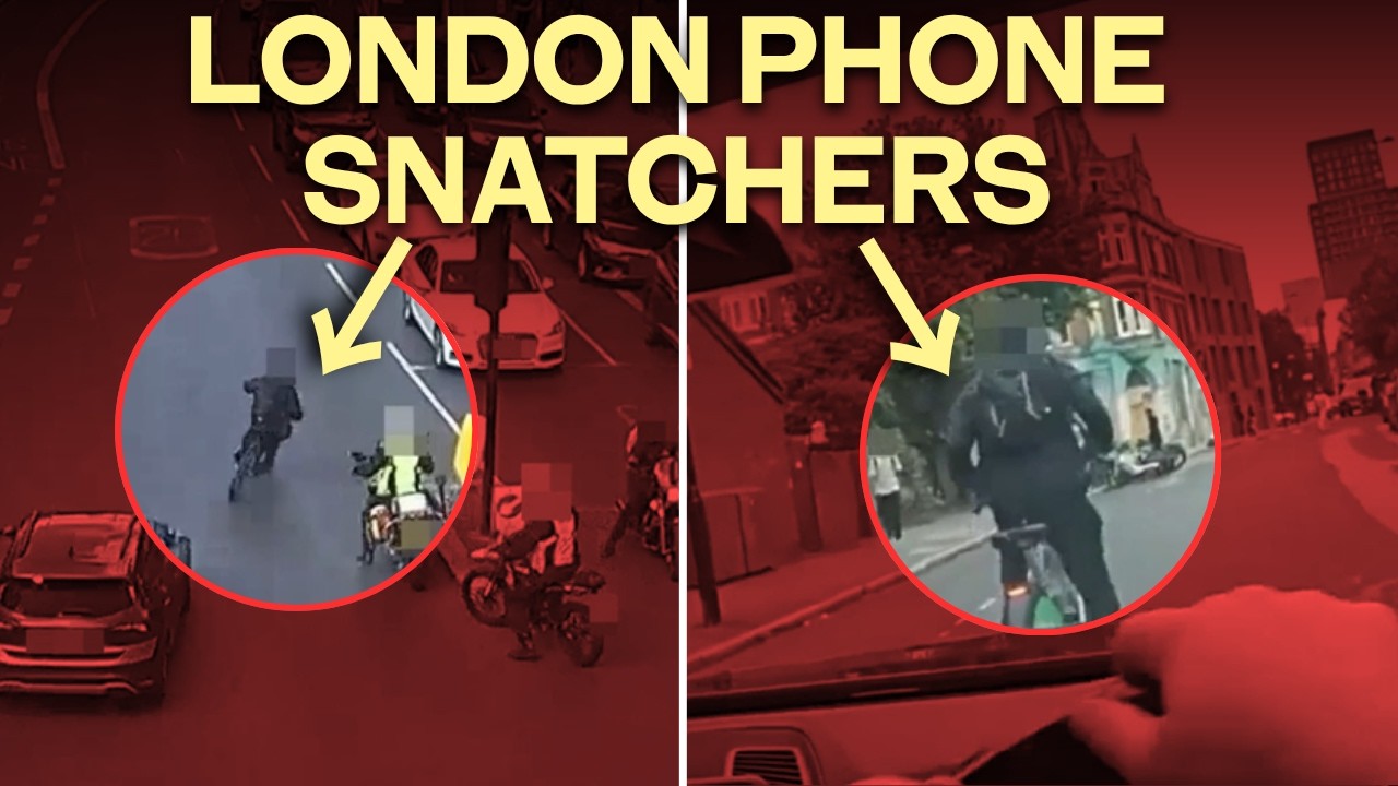 Motorbike police vs e-bike phone snatchers | Met cracks down on mobile thefts in London Motorbike police vs e-bike phone snatchers | Met cracks down on mobile thefts in London