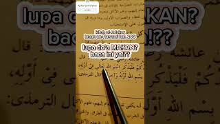 ketika lupa membaca doa makan. #ngajionline #ngajifromhome #ngajikitabkuning ketika lupa membaca doa makan. #ngajionline #ngajifromhome #ngajikitabkuning
