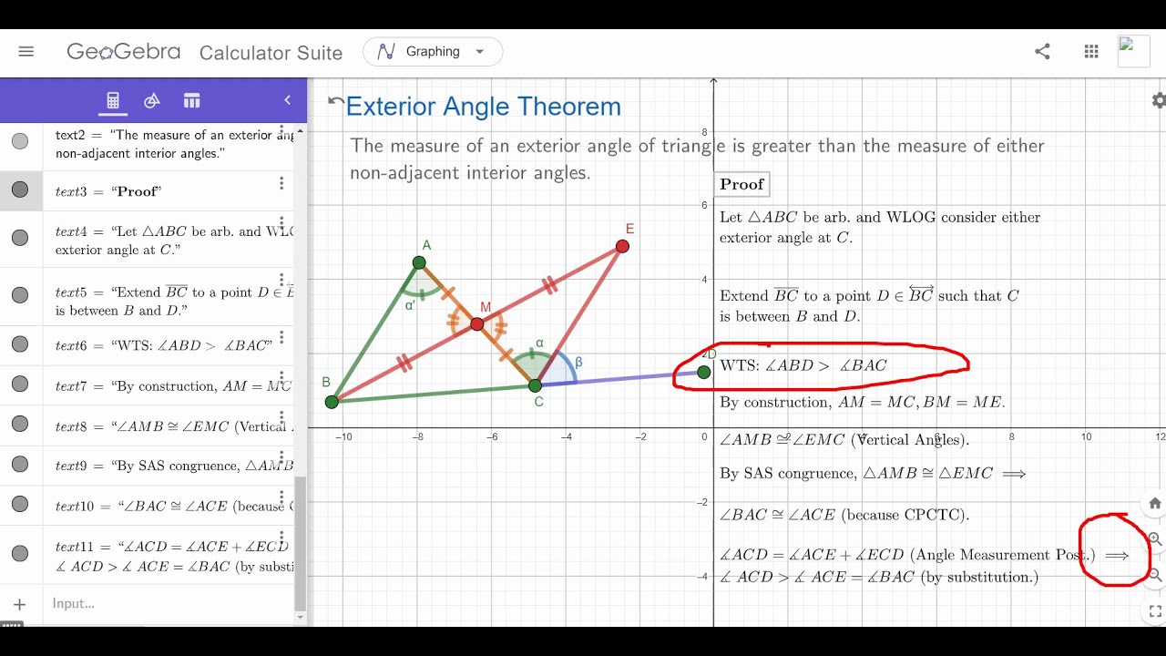 Pro Tips for Dynamic Proofs using Geogebra - YouTube