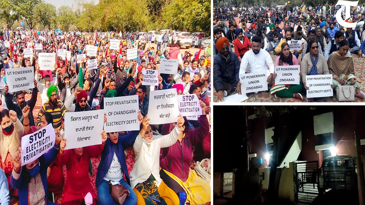 Striking powermen hold Chandigarh to ransom