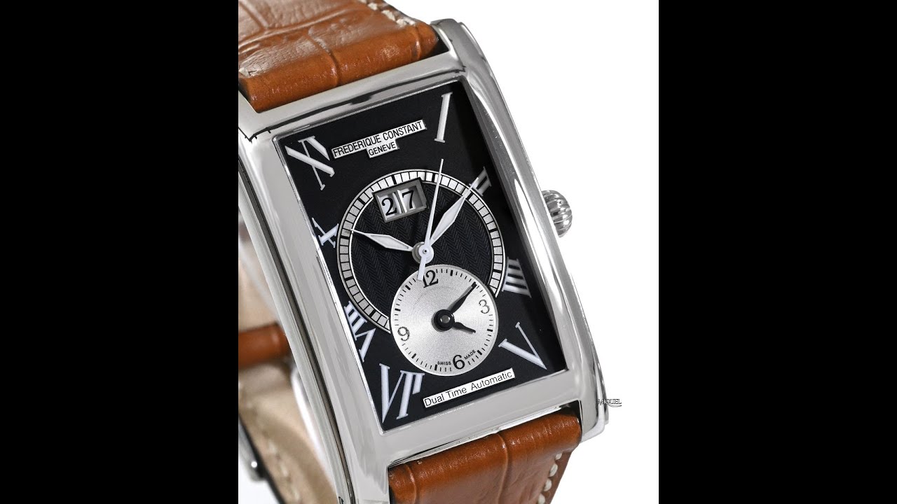 時計 Frederique Constant Dual Time FC325 Frederique Constant Dual Time FC325X4C/24/5/6 in Stainless Steel