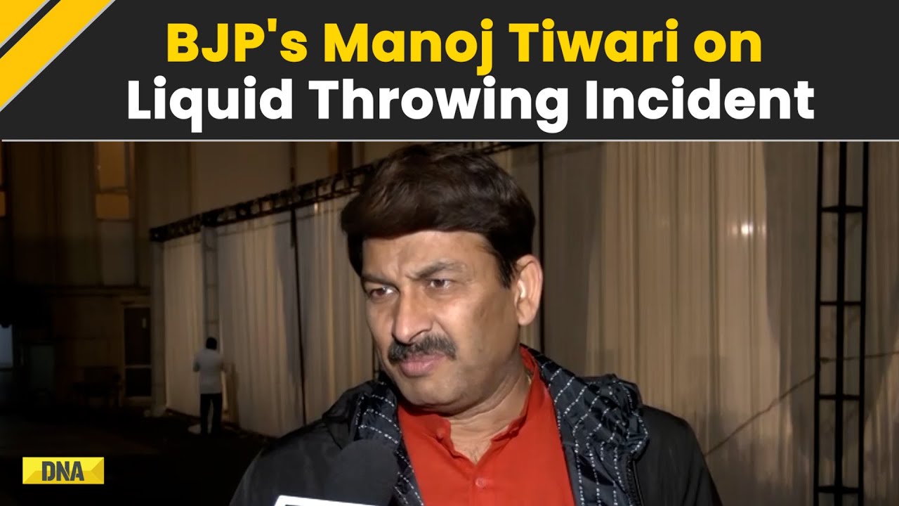 Manoj Tiwari Suspects Arvind Kejriwal's Involvement In Liquid-Throwing Incident In Delhi