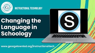 Changing the Language in Schoology Profile