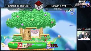 Smash 4 Top Cut Weekly #3 (Customs): Joe Bones (Diddy Kong) vs. PK Thor (Ness)